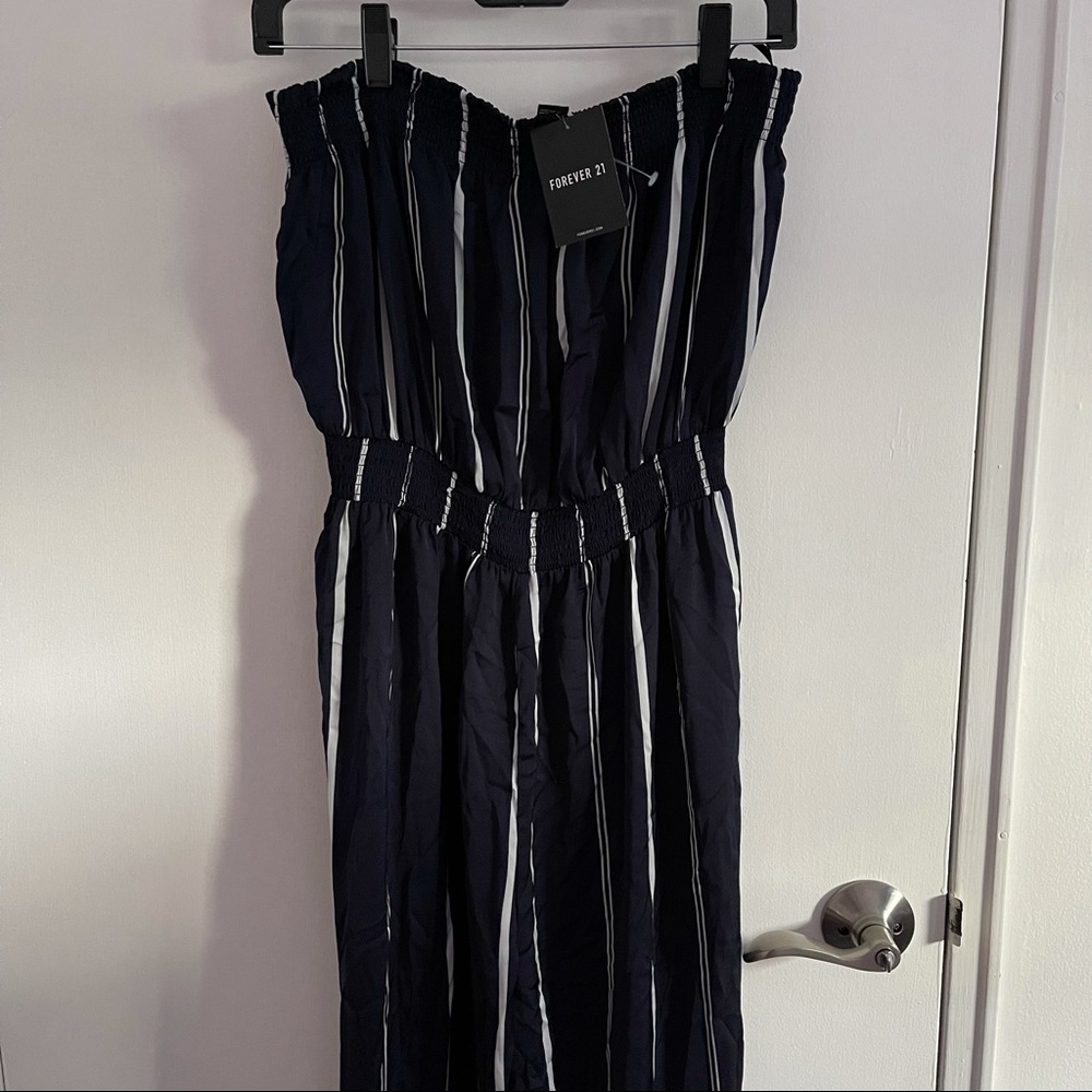 navy blue jumpsuit